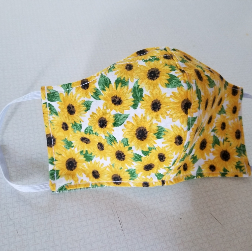 Fitted face mask with filters